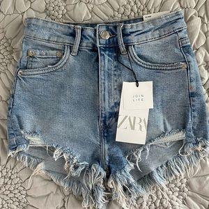NWT ZARA JEAN SHORTS